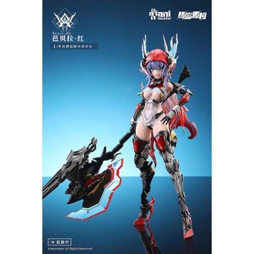 Original Character Maqueta Plastic Model Kit Alloy Articulated Assemblable Model Thunderbolt-Barbera Red 21 cm