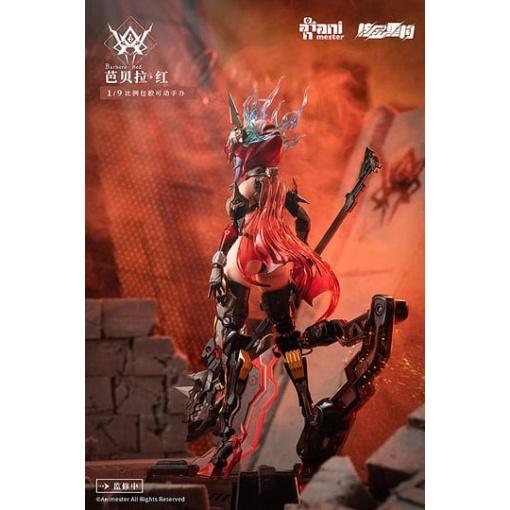 Original Character Maqueta Plastic Model Kit Alloy Articulated Assemblable Model Thunderbolt-Barbera Red 21 cm