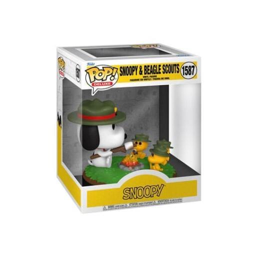 Peanuts POP! Deluxe Vinyl Figura Snoopy w/WS(Camping) 9 cm