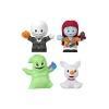 Pesadilla antes de Navidad Pack de 4 Minifiguras Fisher-Price Little People Collector 7 cm