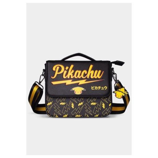 Pokemon Bandolera de cuero PU Pikachu