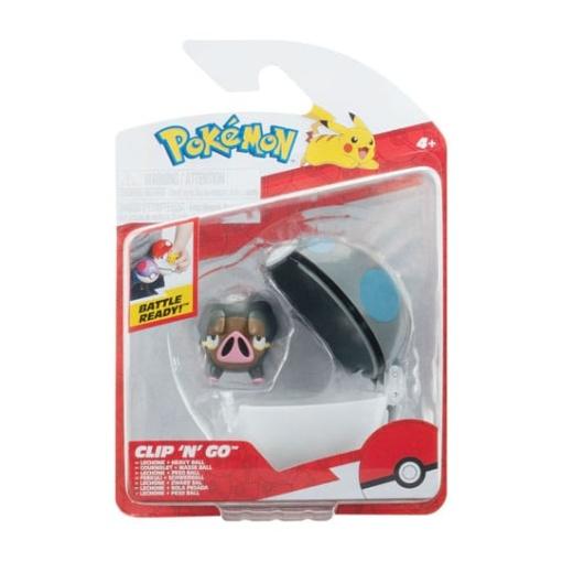 Pokémon Clip'n'Go Poké Balls Lechonk & Peso Ball