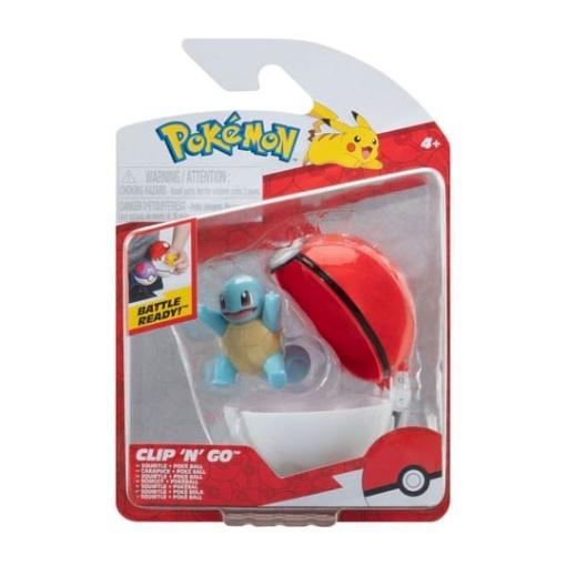 Pokémon Clip'n'Go Poké Balls Squirtle #3 & Poké Ball