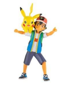 Pokémon Figuras Battle Feature Ash & Pikachu 11 cm