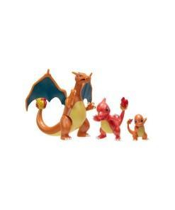 Pokémon Pack de 3 Figuras Select Evolution Charmander