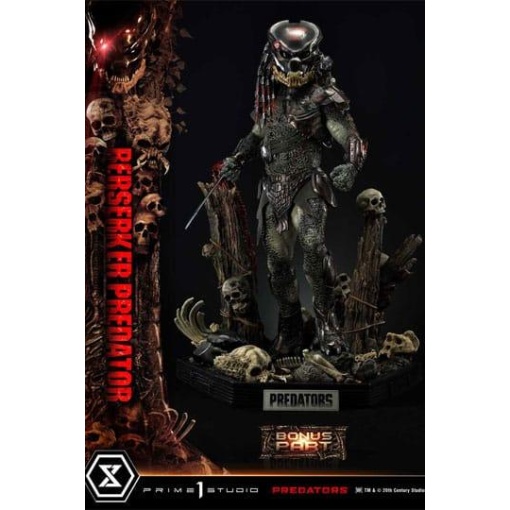 Predators Estatua Berserker Predator Deluxe Bonus Version 100 cm