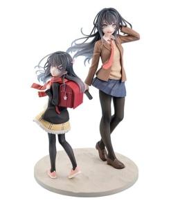 Rascal Does Not Dream of a Knapsack Kid Estatua PVC Mai Sakurajima High School Graduation Ver. & Knapsack Kid 19 cm