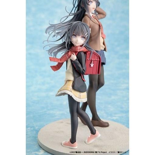 Rascal Does Not Dream of a Knapsack Kid Estatua PVC Mai Sakurajima High School Graduation Ver. & Knapsack Kid 19 cm