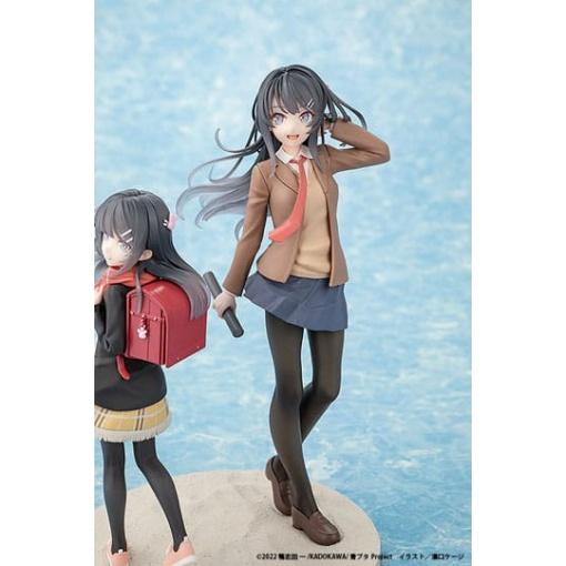 Rascal Does Not Dream of a Knapsack Kid Estatua PVC Mai Sakurajima High School Graduation Ver. & Knapsack Kid 19 cm