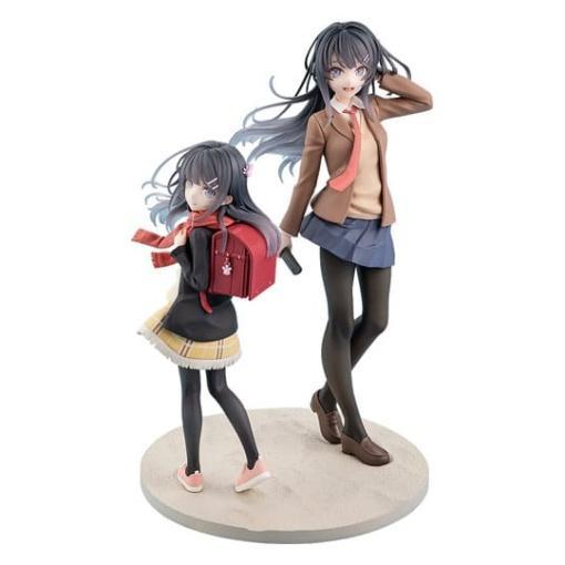 Rascal Does Not Dream of a Knapsack Kid Estatua PVC Mai Sakurajima High School Graduation Ver. & Knapsack Kid 19 cm