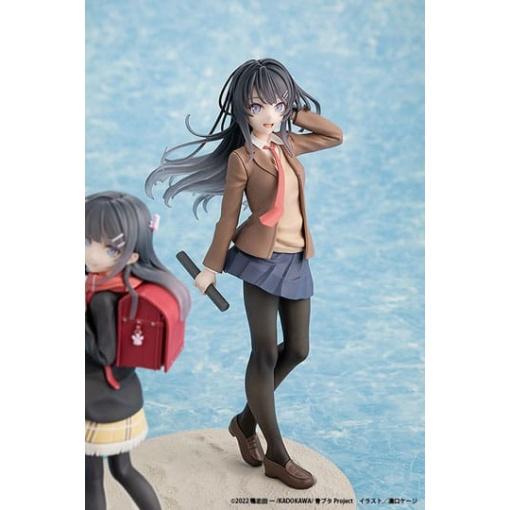 Rascal Does Not Dream of a Knapsack Kid Estatua PVC Mai Sakurajima High School Graduation Ver. & Knapsack Kid 19 cm