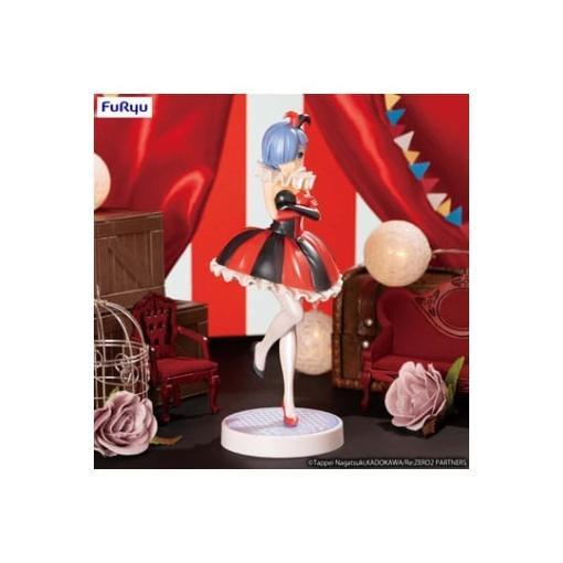 Re:ZERO SSS Estatua PVC Rem in Circus Pearl Color Ver. 21 cm - Embalaje dañado