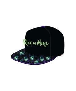 Rick & Morty Gorra Béisbol Cap Neon Logo