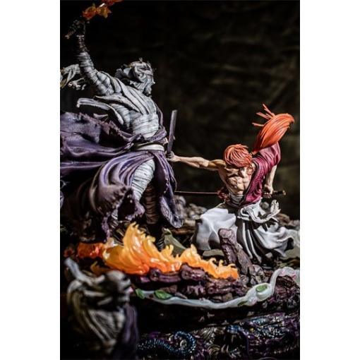 Rurouni Kenshin Estatua Elite Exclusive 1/6 Kenshin vs. Shishio 25th Anniversary Edition 60 cm