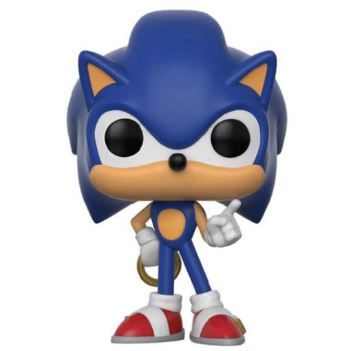 Sonic The Hedgehog POP! Games Vinyl Figura Sonic (Ring) 9 cm - Embalaje dañado