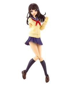 Sousai Shojo Teien Maqueta Plastic Model Kit 1/10 Madoka Yuki Touou High School Winter Clothes 15 cm