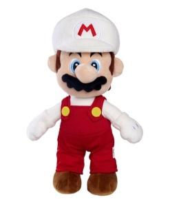 Super Mario Peluche Feuer Mario 30 cm