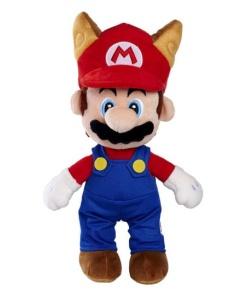 Super Mario Peluche Tanuki Mario 30 cm