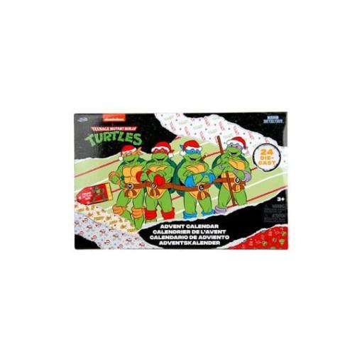 Tortugas Ninja Figuras Nano Metalfigs Diecast Calendario de adviento Holiday 2024