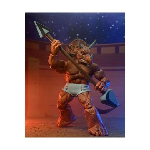 Tortugas Ninja (Mirage Comics) Figura Triceraton Gladiator 21 cm