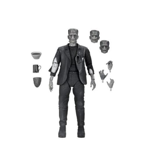 Universal Monsters Figura Ultimate Frankenstein's Monster (Bride of Frankenstein) (B&W) 18 cm