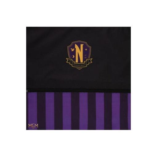 Wednesday Bolso de tela Nevermore Academy Purple