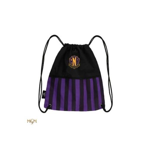 Wednesday Bolso de tela Nevermore Academy Purple