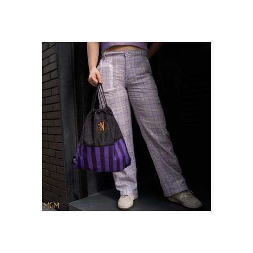 Wednesday Bolso de tela Nevermore Academy Purple