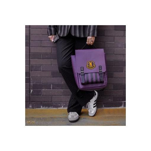 Wednesday Mochila Nevermore Academy Purple