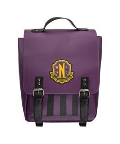 Wednesday Mochila Nevermore Academy Purple