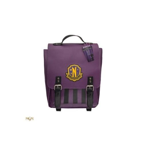 Wednesday Mochila Nevermore Academy Purple