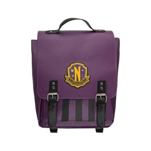 Wednesday Mochila Nevermore Academy Purple