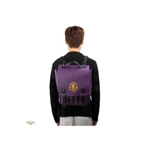 Wednesday Mochila Nevermore Academy Purple