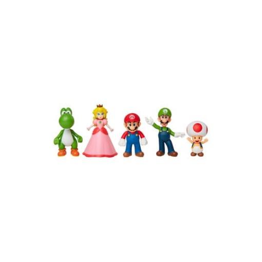 World of Nintendo Super Mario & Friends Figuras Caja de 5 piezas Exclusivo