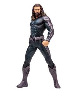 Aquaman y el Reino Perdido Figura Megafig DC Multiverse Aquaman 30 cm - Embalaje dañado