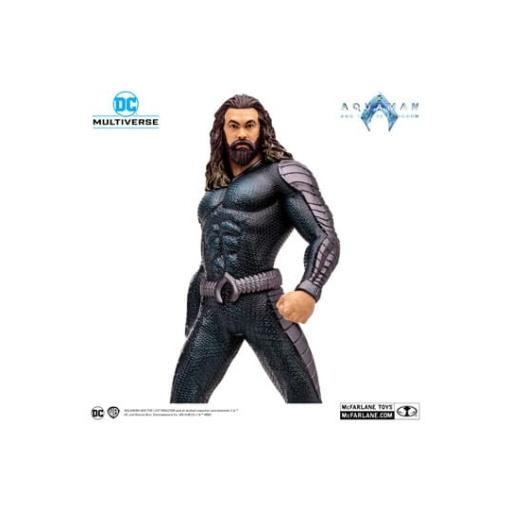 Aquaman y el Reino Perdido Figura Megafig DC Multiverse Aquaman 30 cm - Embalaje dañado