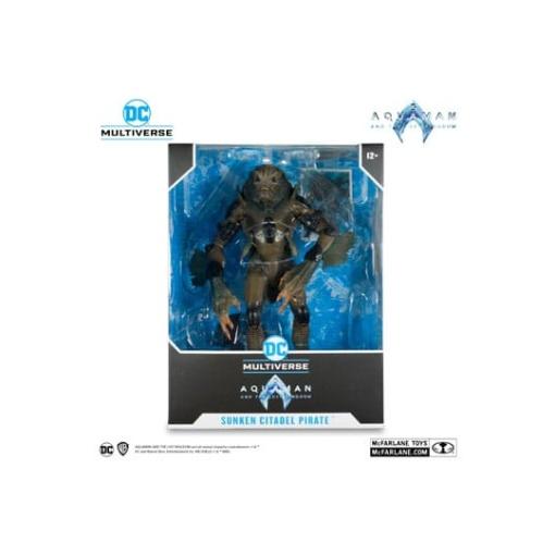 Aquaman y el Reino Perdido Figura Megafig DC Multiverse Sunken Citadel Pirate 30 cm - Embalaje dañado