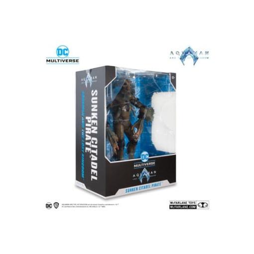 Aquaman y el Reino Perdido Figura Megafig DC Multiverse Sunken Citadel Pirate 30 cm - Embalaje dañado