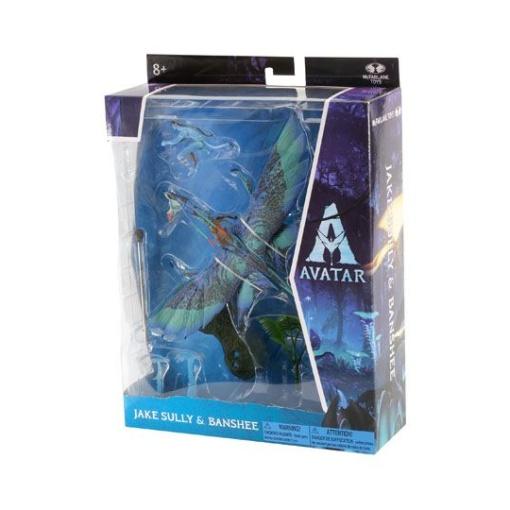 Avatar Figuras Deluxe Large Jake Sully & Banshee