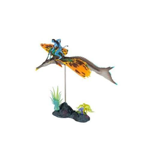 Avatar: el sentido del agua Figuras Deluxe Large Jake Sully & Skimwing