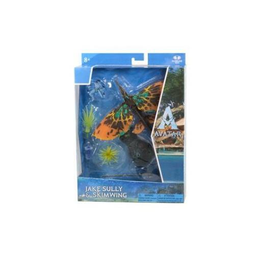 Avatar: el sentido del agua Figuras Deluxe Large Jake Sully & Skimwing