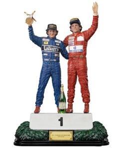 Ayrton Senna Estatua 1/10 Deluxe Art Scale Alain Prost & Ayrton Senna (The Last Podium 1993) 27 cm