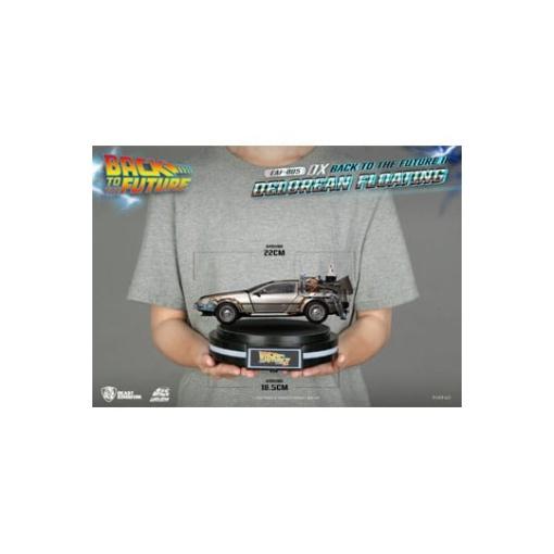 Back to the Future Estatua Egg Attack Floating Back to the Future II DeLorean Deluxe Version heo EU Exclusive 20 cm