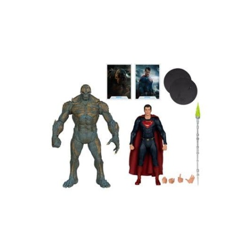 Batman v Superman: El amanecer de la justicia DC Multiverse Pack de 2 Figuras Mega Doomsday & Superman