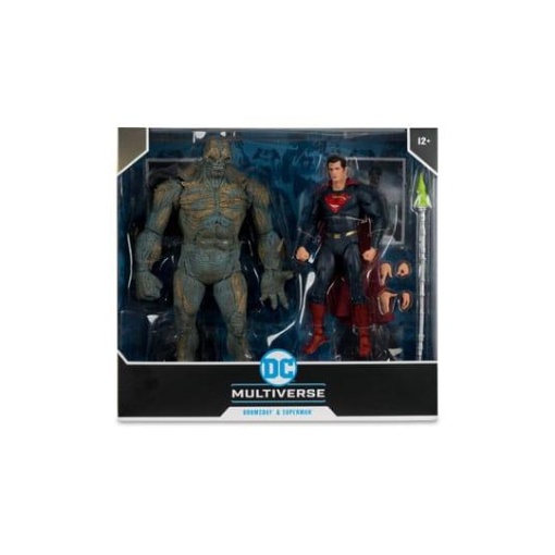 Batman v Superman: El amanecer de la justicia DC Multiverse Pack de 2 Figuras Mega Doomsday & Superman