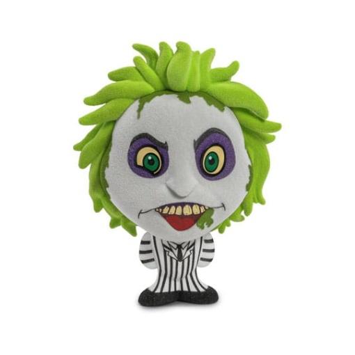 Beetlejuice Beetlejuice Figura Vinyl hunny Flocked Beetlejuice Striped Suit 10 cm