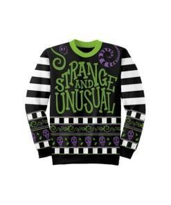 Beetlejuice Sweatshirt Christmas Jumper Showtime Strange and Unusual