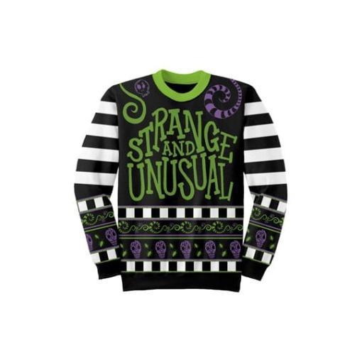 Beetlejuice Sweatshirt Christmas Jumper Showtime Strange and Unusual