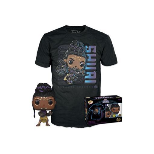 Black Panther Legacy POP! & Tee Set de Minifigura y Camiseta Shuri