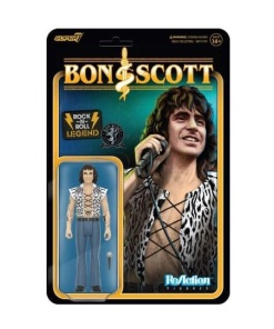 Bon Scott Figura ReAction Wave 02 Bon Scott (Leopard Print) 10 cm